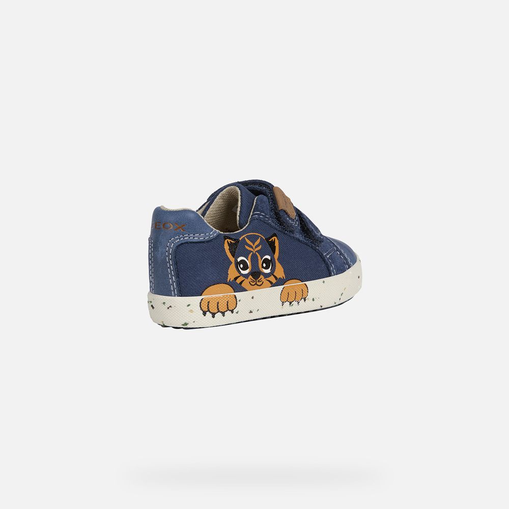 Geox Sneakers Navy Kilwi Boy - Geox Baby Shoes - UXYWIA794